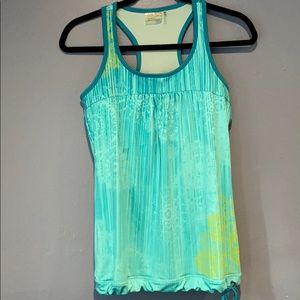 Athleta Racerback Tank with build bra Size S
